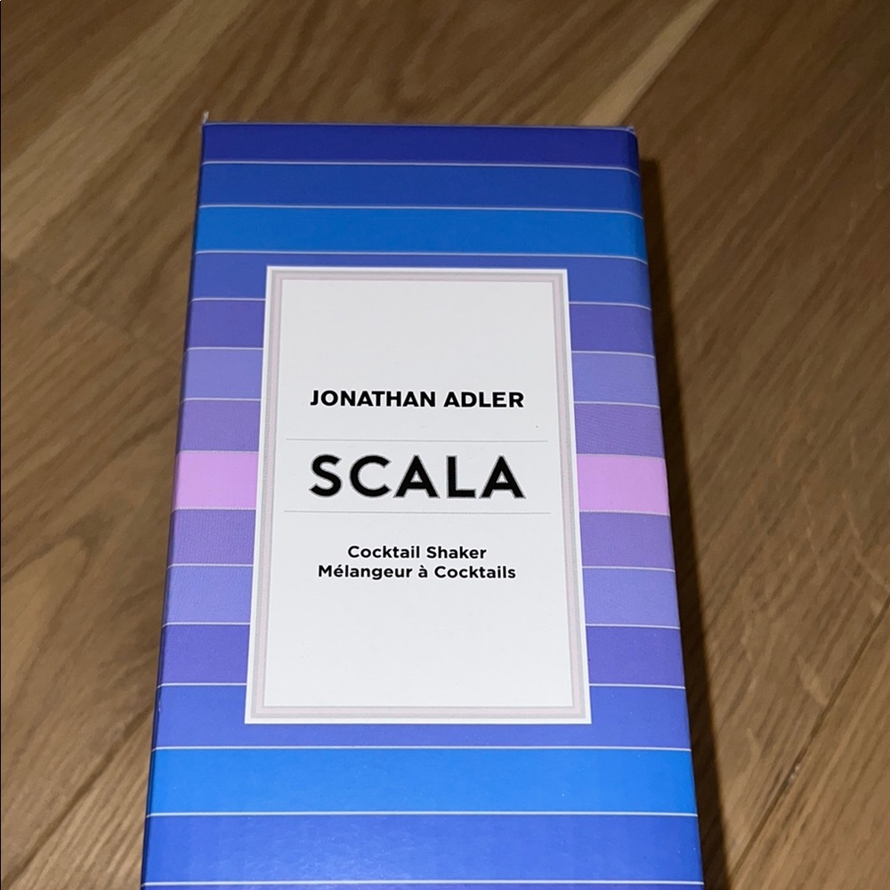 Johnathon Adler SCALA Striped Cocktail Shaker